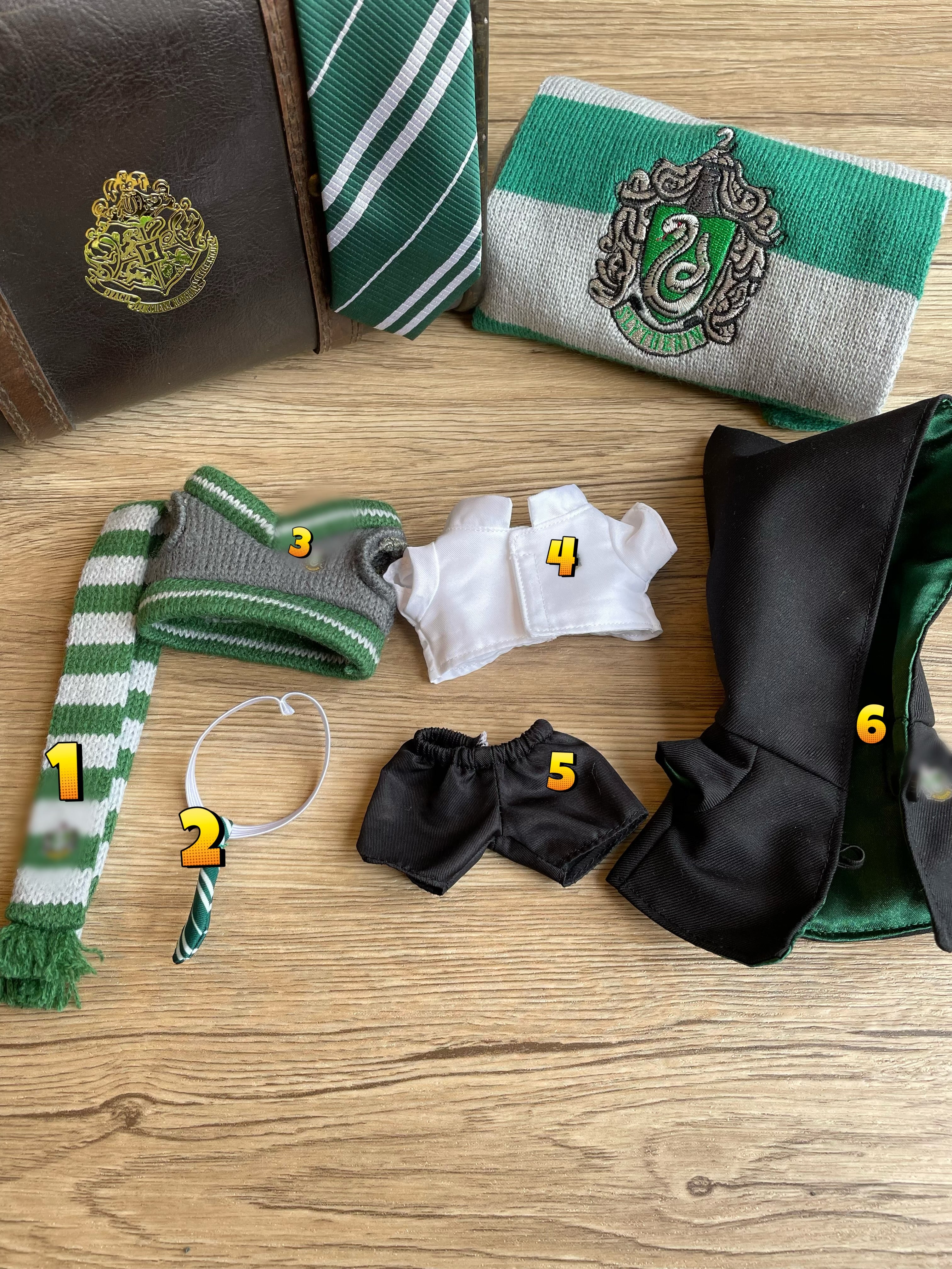 Mini magical clothing set（including 6 items）
