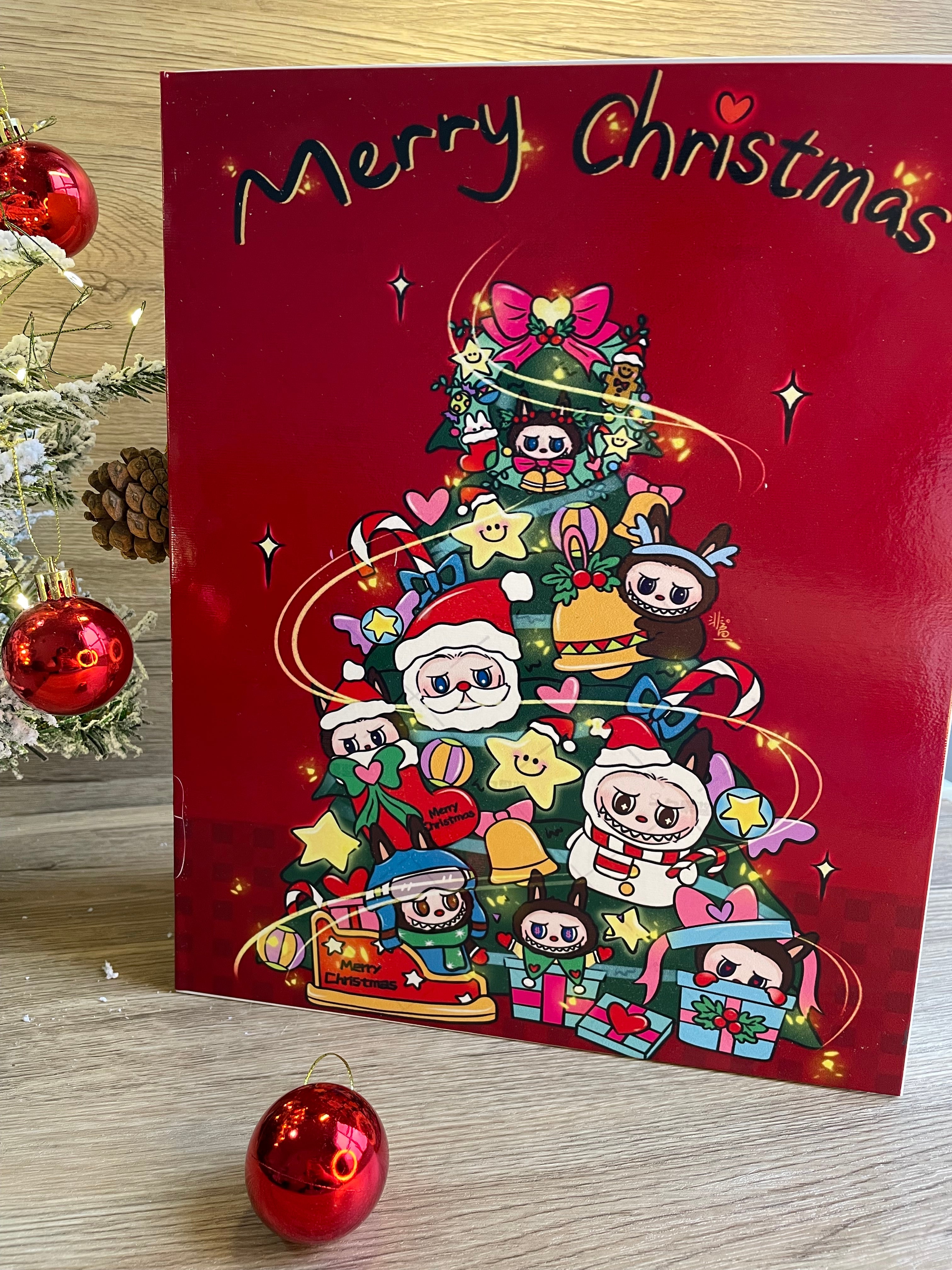 2025 Advent calendar Orginal design  （including 2 handmade labubu dolls）