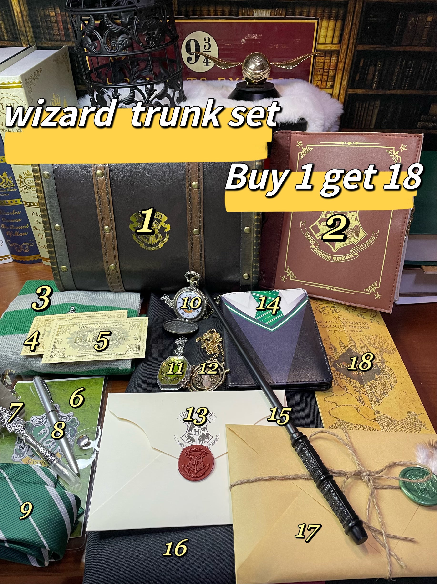 Wizard trunk set（Free shipping）