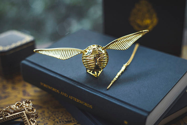 Harry Potter's Golden Snitch with adjustable wings