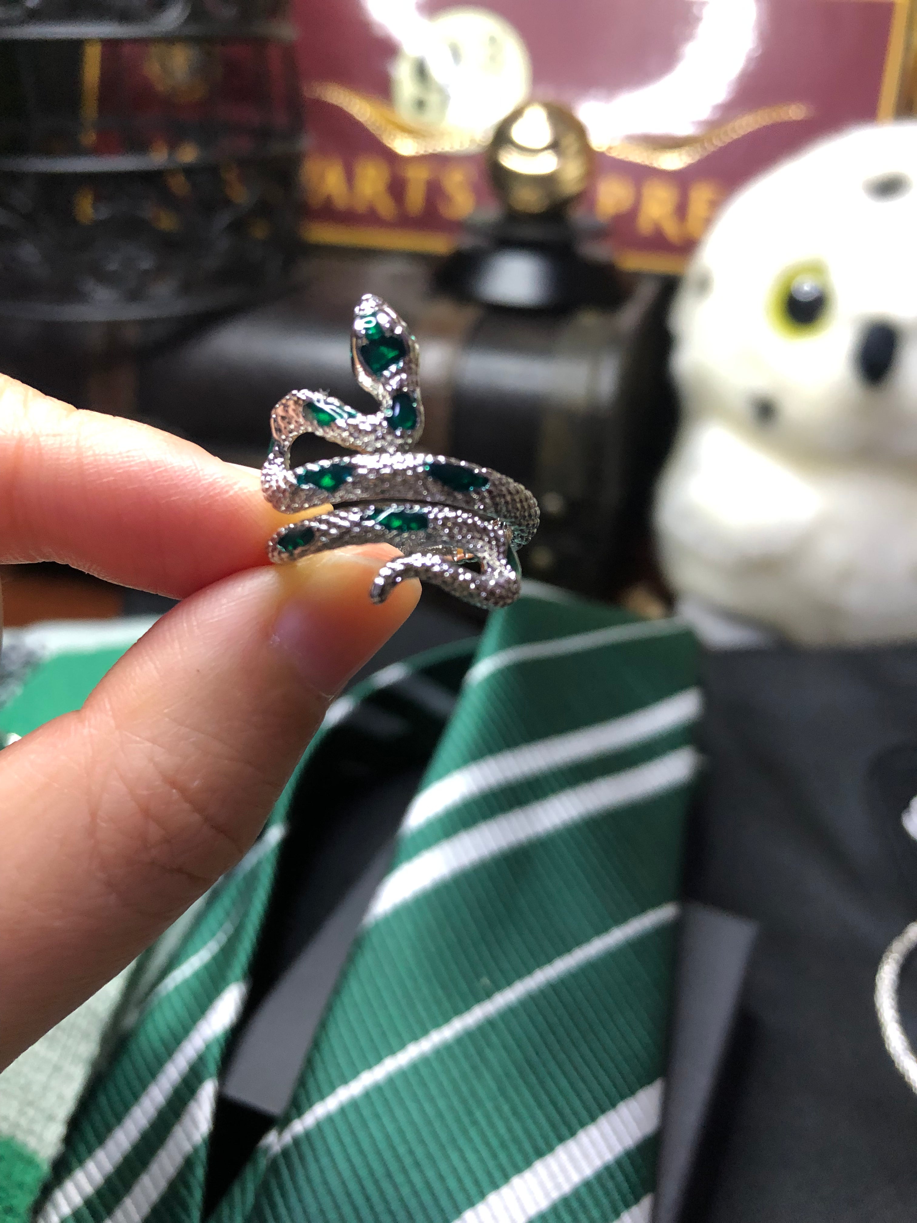 Slytherin jewelry set adjustable potter2085