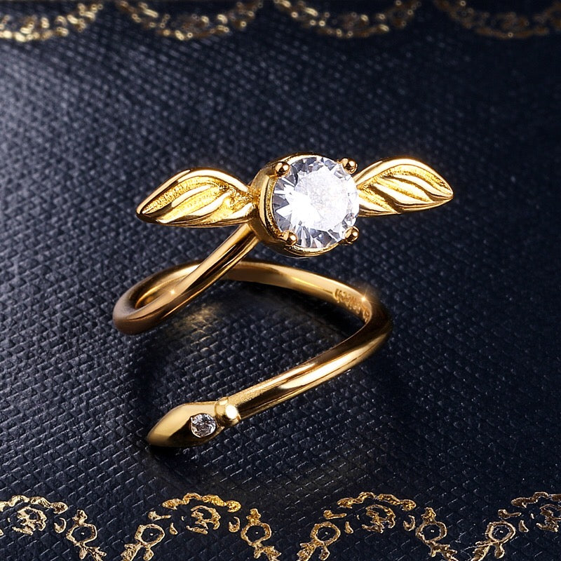 Golden snitch ring box set（with ring）