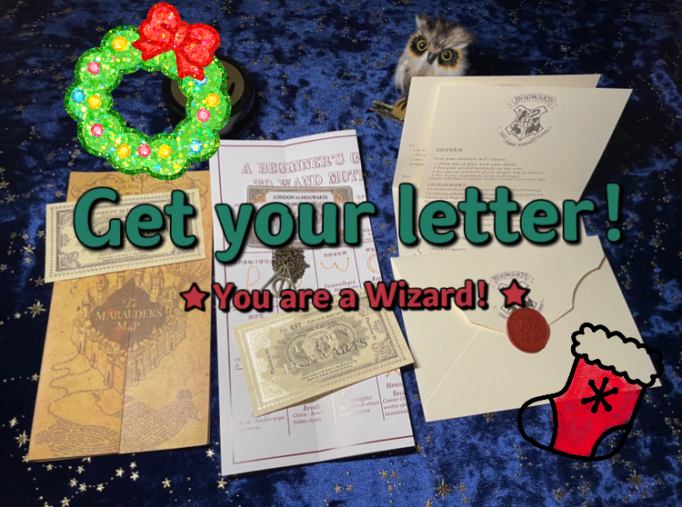 wizard letter set（Including 6 items）