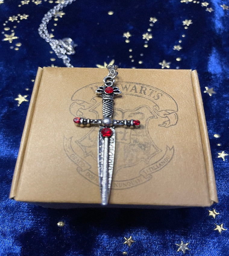 The sword of Gryffindor necklace